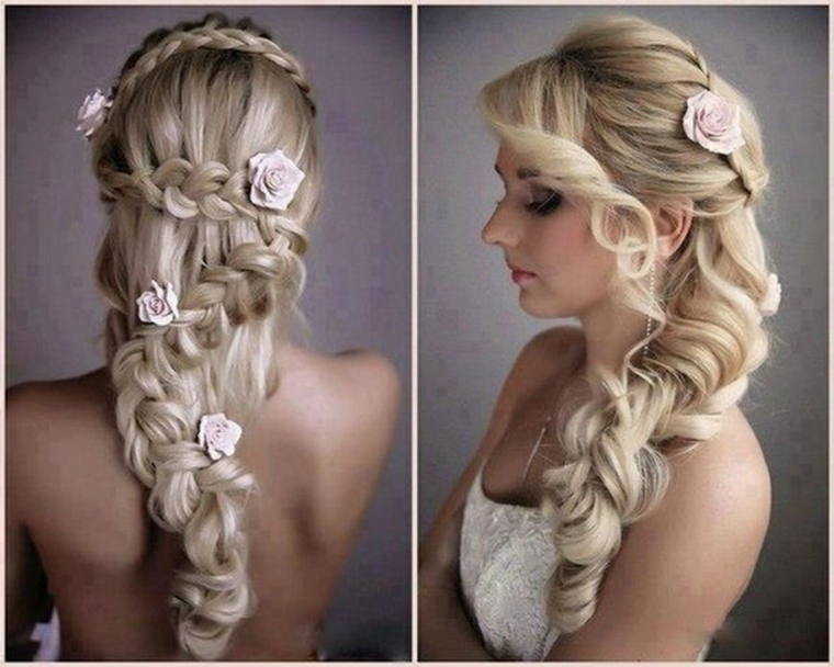 peinados para novias con velo-modernas