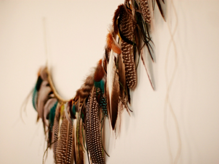 Guirnalda de pluma