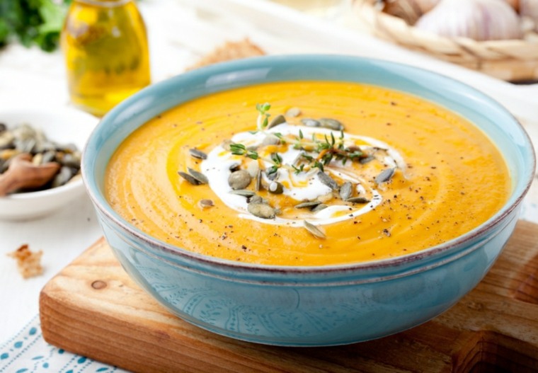 recetas de comida-zanahorias-sopa