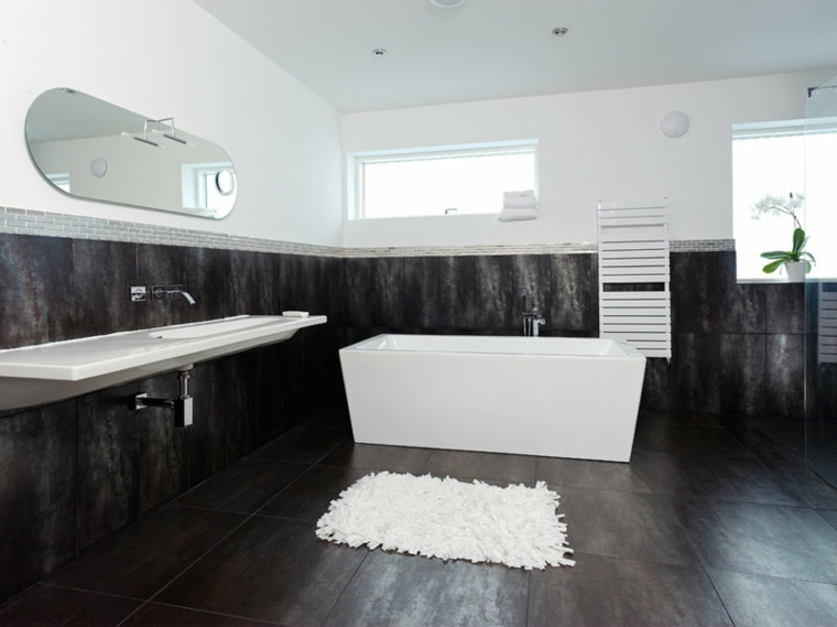 banos-blanco-negro-diseno-estilo-moderno