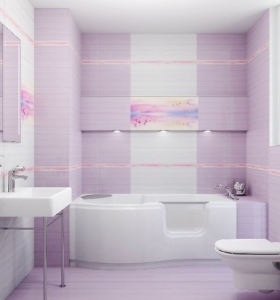 Decoracion de baños pequeños con diferentes colores modernos