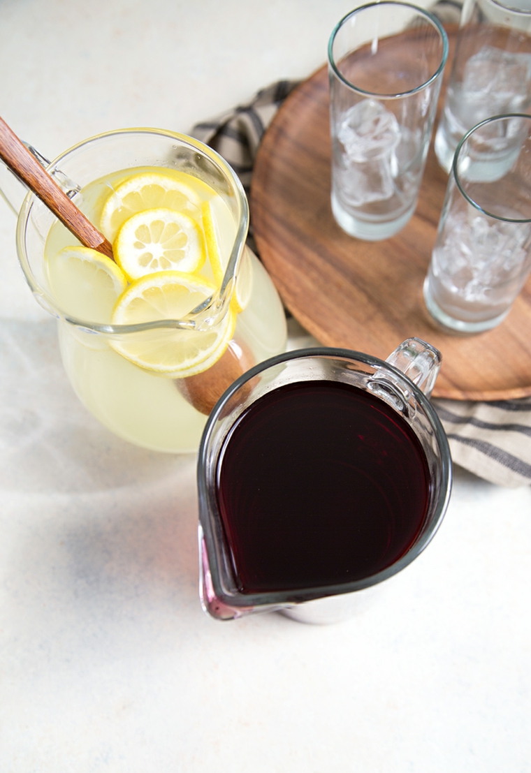 bebidas con ron-sin-alcohol-agua-de-jamaica