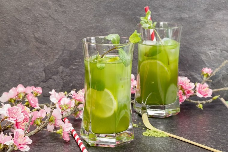 bebidas sin alcohol té-verde