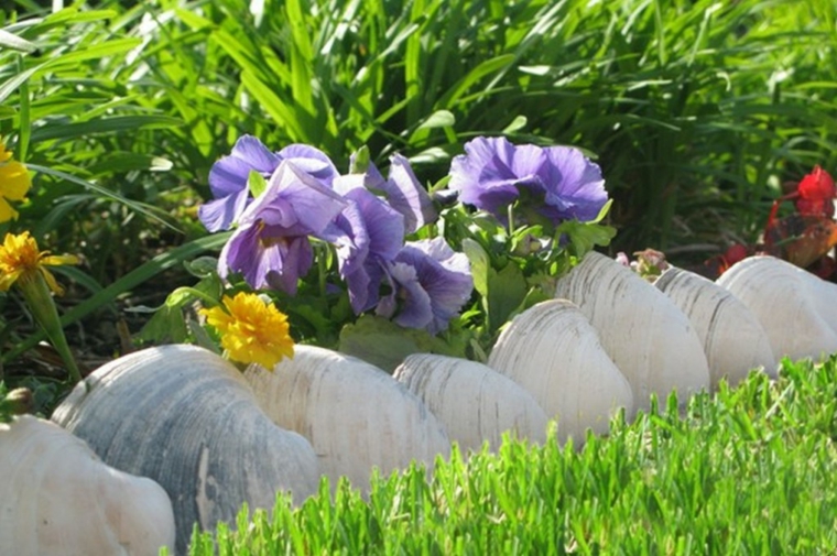 Bordes para el césped del jardín - asombrosas ideas de diseño
