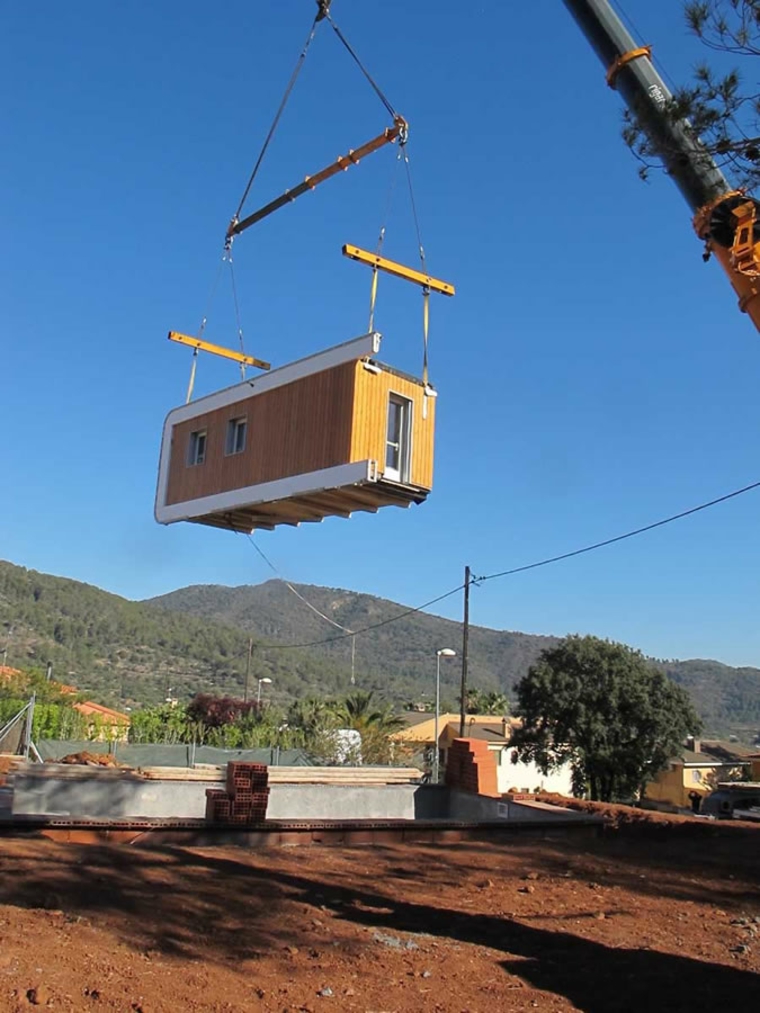 instalación de la casa