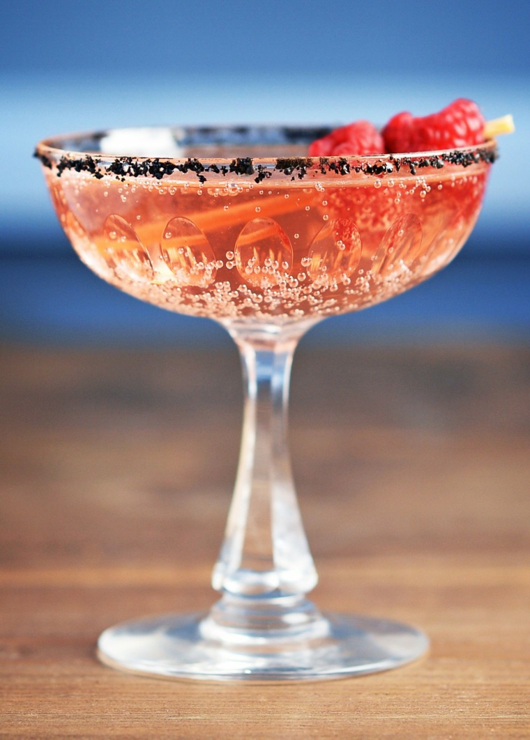 coctel de frutas-casero-peach-melba