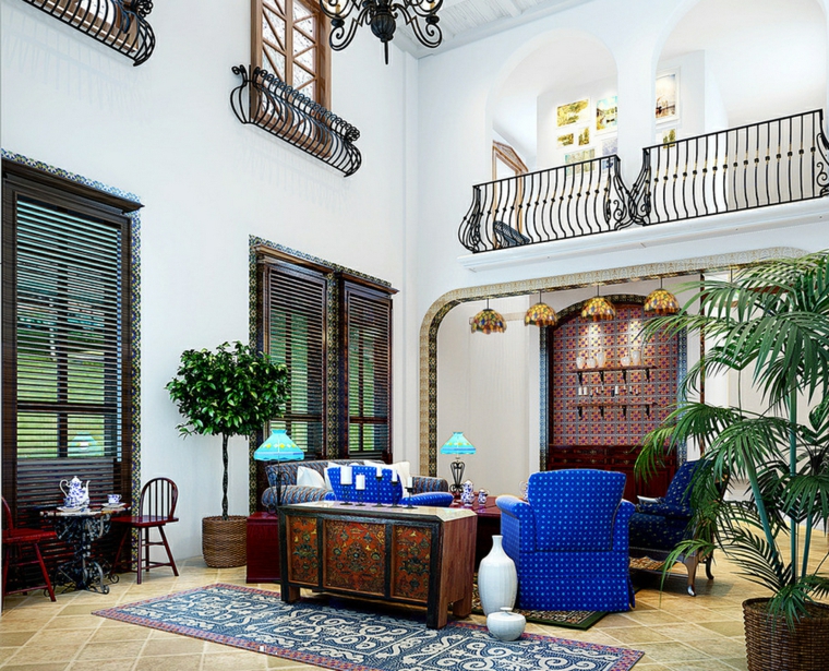 decoracion de casas modernas-elementos-mediterraneos