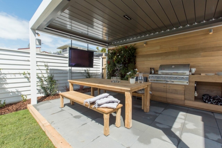 Diseño de cocinas modernas al aire libre perfectas para tu jardín