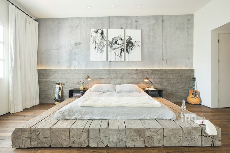 diseño de habitación estilo wabi sabi