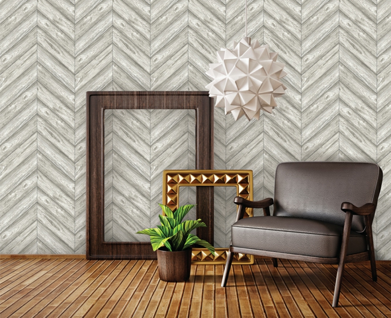 Paredes decoradas con enlosado de madera y los tipos más utilizados