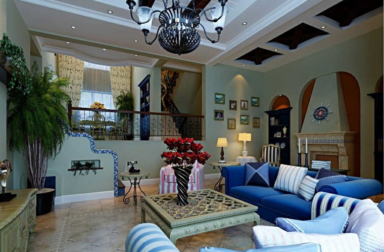 interiores de casas modernas-estilo-mediterraneo