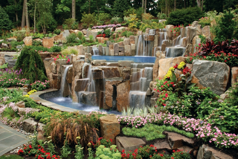 jardines con piedras bonitos