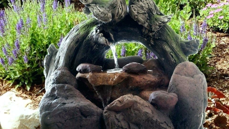 jardines con piedras fuente