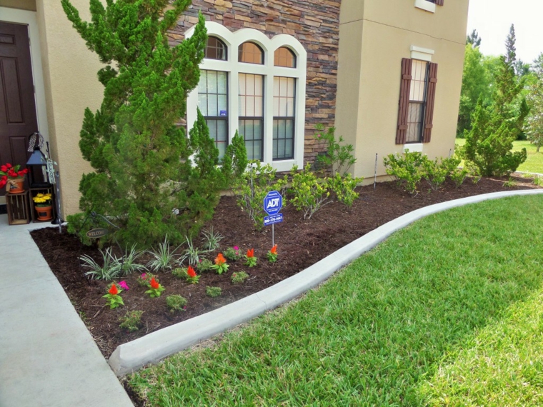 delimitar jardines con bordes