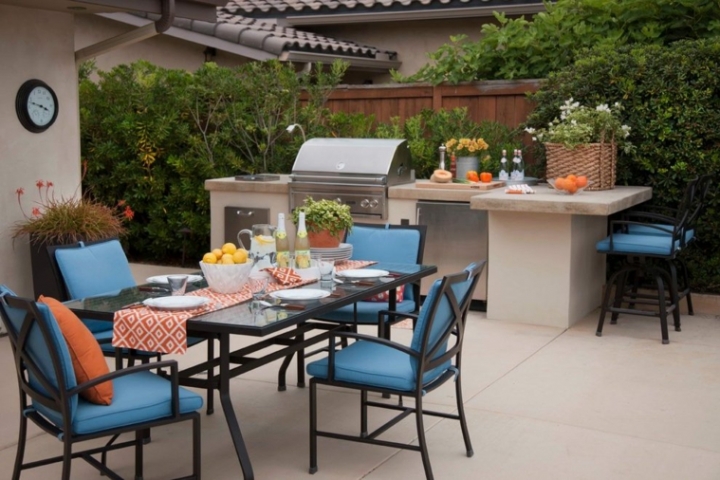 Comedores y cocinas al aire libre - ideas originales para su jardín