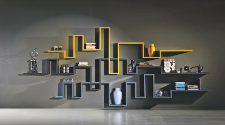 muebles de madera modernos-salones