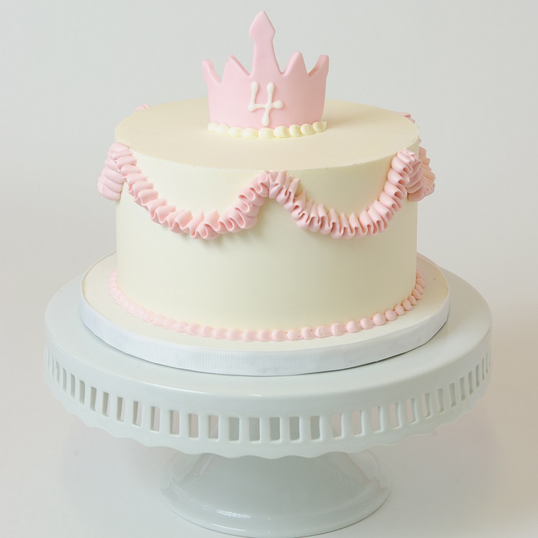 pasteles-para-ninas-corona-princesa-cuatro-anos