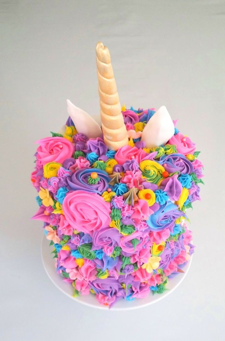 pasteles para niñas flores-colores-bella-tarta