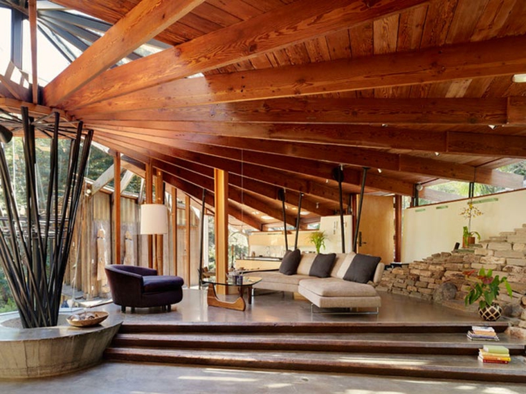 pergolas de madera-modernas-decoracion-jardines