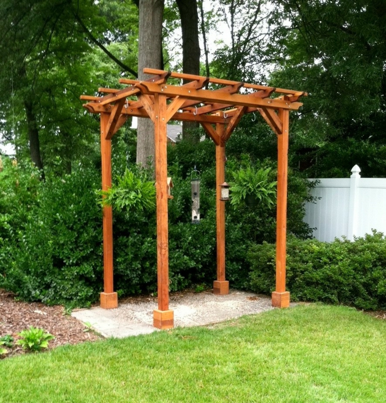 pergolas para jardin-madera-clasicas