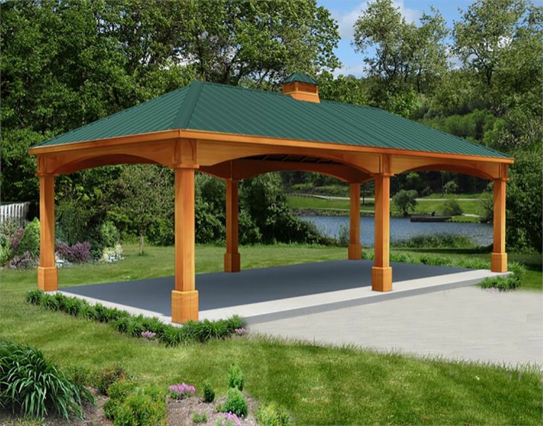 porches de madera-clasicos-jardines