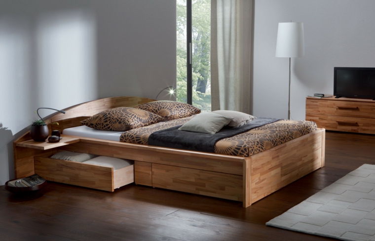 recamaras modernas-cabeceros-madera