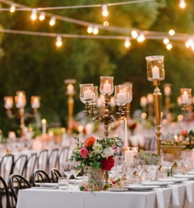 Adornos para boda al estilo bohemio y consejos sobre la decoración de una boda romántica