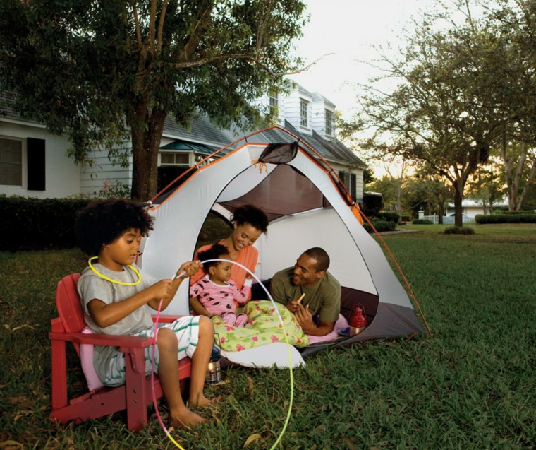 camping en-el-jardín