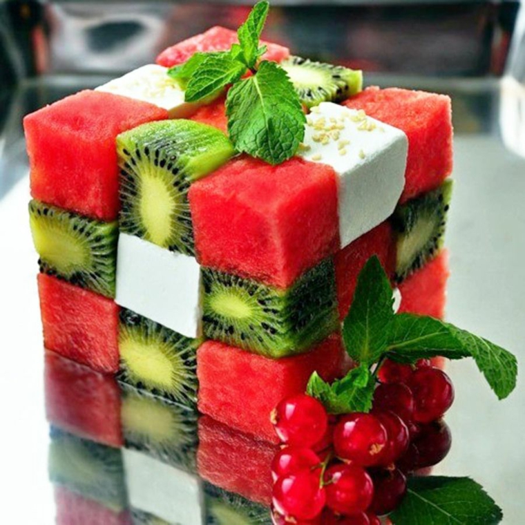 recetas de postres faciles-sandia-cubo