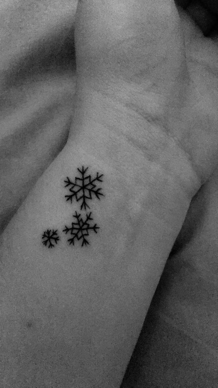 tatuajes con significado-copos-nieve