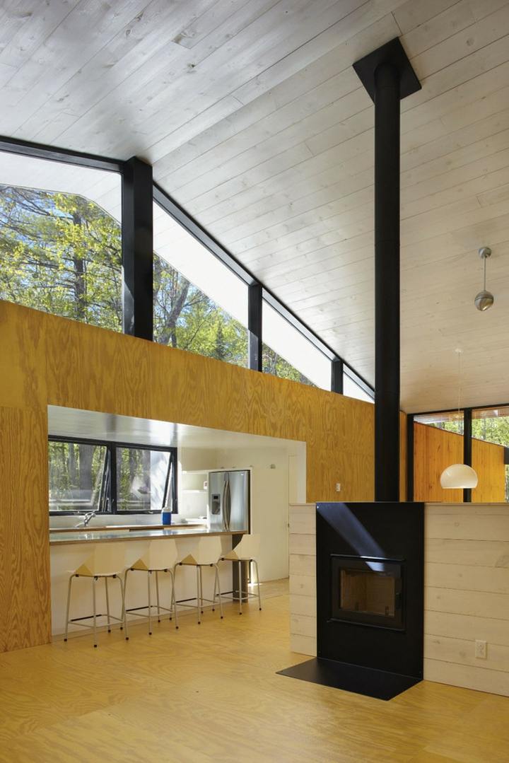 arquitectura moderna interiores⁤ madera
