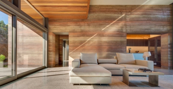 construcciones de casas tierra-comprimida