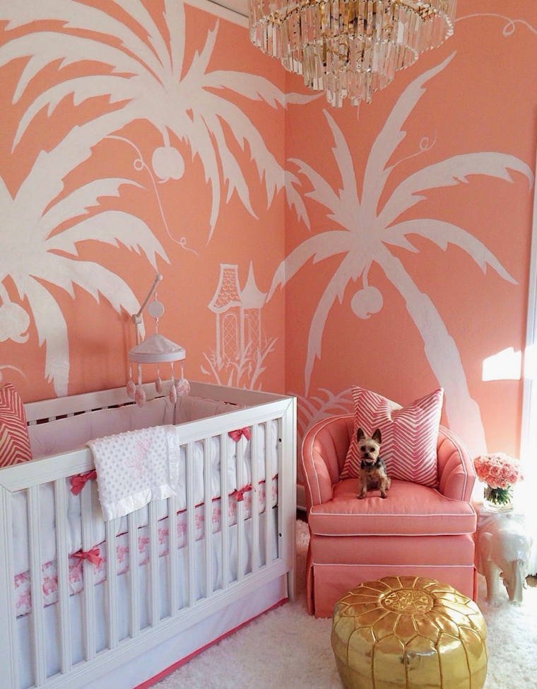 decoración de cuarto de bebe estilo-colores-originales