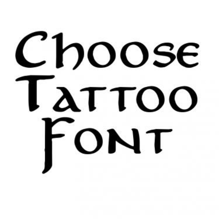 escoger letras para tatuajes