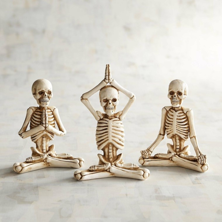 fantasmas de halloween-esqueletos-decorar