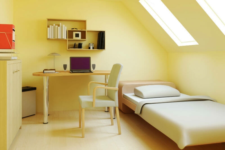 Ático de estilo moderno - ideas de diseño y decoración para habitaciones
