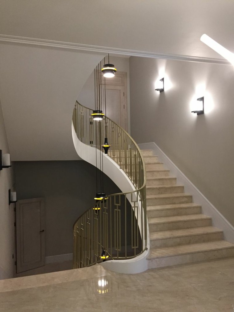 iluminacion de interiores modernos-escaleras