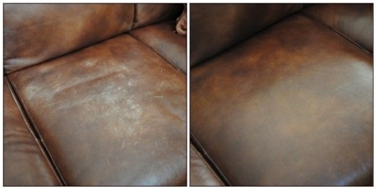 Limpieza de muebles de cuero