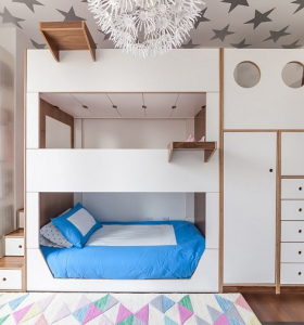 Muebles infantiles - Una cama triple diseñada por Casa Kids