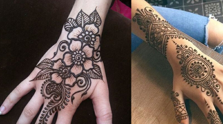 tatuajes-de-henna-diseños-florales