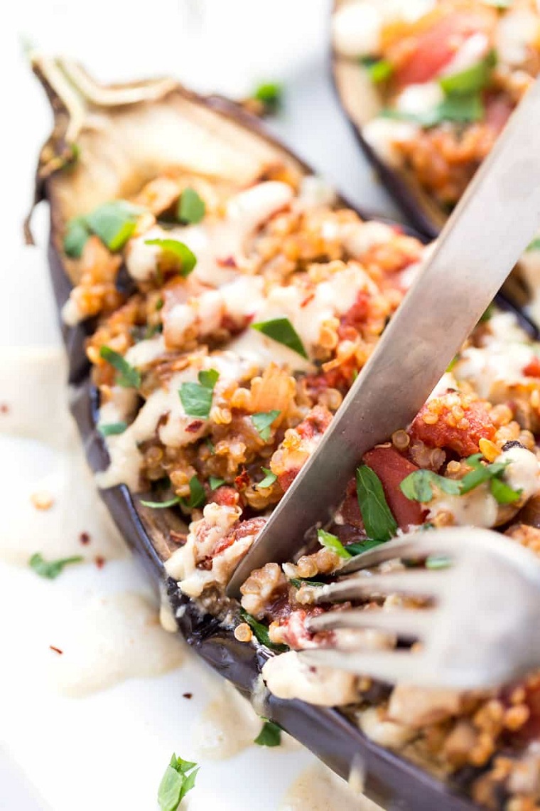 berenjenas-rellanas-quinoa-comida-ideas