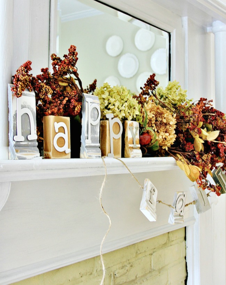 Velas decoradas con con letras