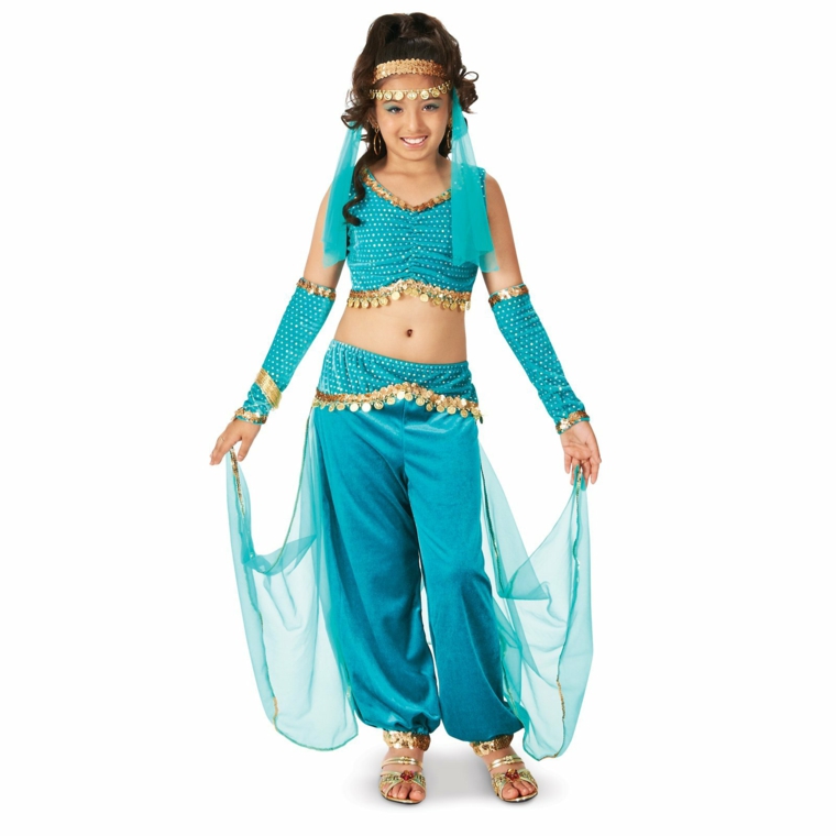 disfraces infantiles de halloween-bailarina-arabe