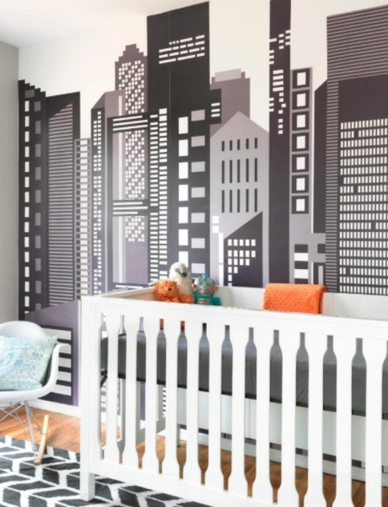 habitación-de-bebé-decoración-de-pared