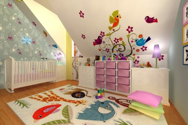habitación-para-bebé-decorada