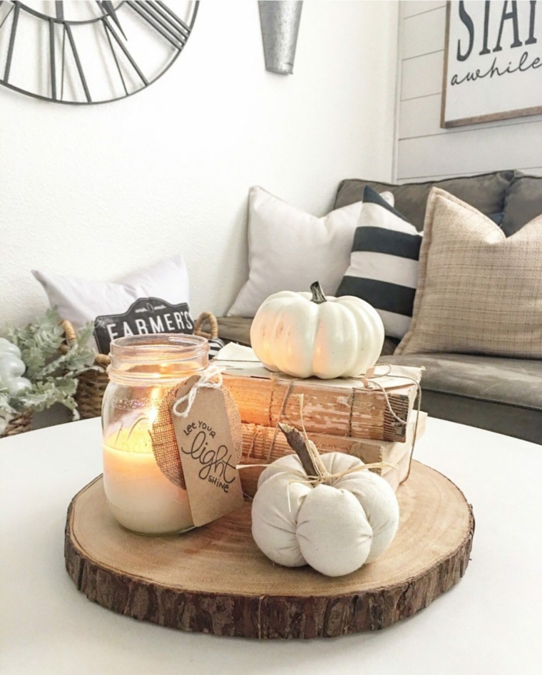 decoración moderna de otoño