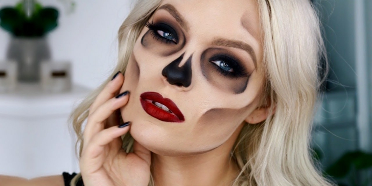 maquillaje-halloween-calavera-ideas-estilo-atractivo