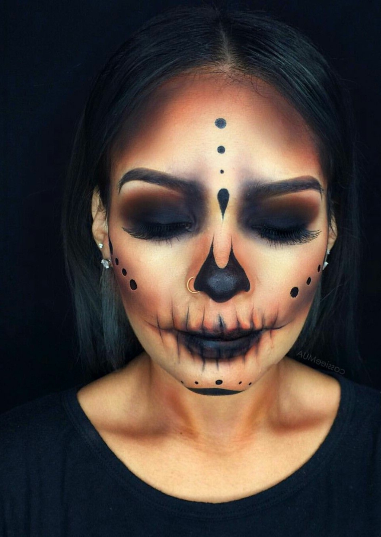 maquillaje-halloween-oscuro-ideas-originales