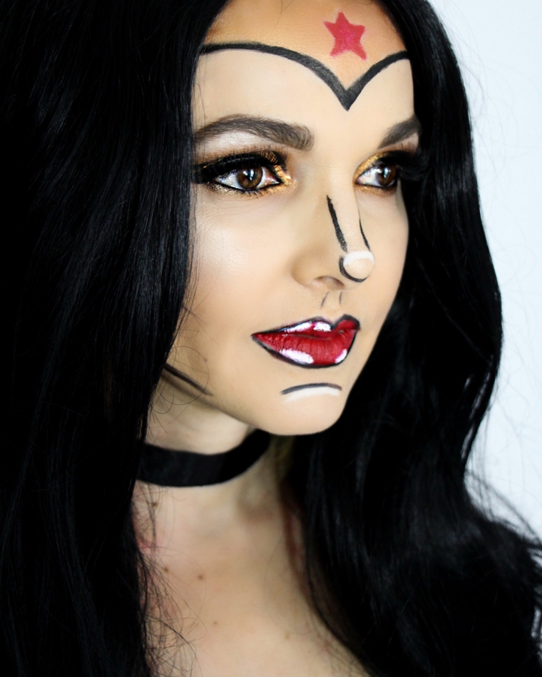 maquillaje-halloween-wonder-woman-