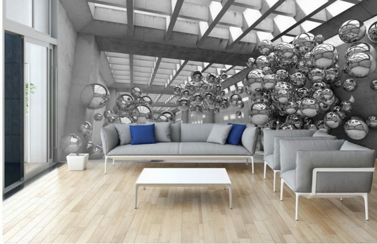 muebles de sala-modernos-paredes